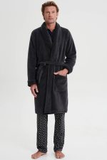 Vamp Ανδρική Μακριά Ρόμπα Χειμερινή Fleece 19652 Lamoda.gr