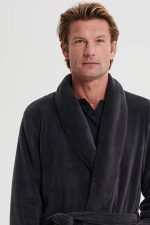 Vamp Ανδρική Μακριά Ρόμπα Χειμερινή Fleece 19652 Lamoda.gr
