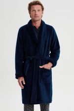 Vamp Ανδρική Μακριά Ρόμπα Χειμερινή Fleece 19652 Lamoda.gr