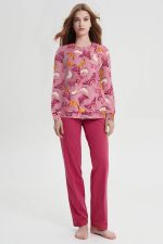 Γυναικεία Χειμερινή Πυτζάμα Fleece Vamp 19012