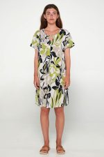 Vamp Γυναικείο Εμπριμέ Φόρεμα Viscose 20413 Lamoda.gr