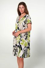 Vamp Γυναικείο Εμπριμέ Φόρεμα Viscose 20413 Lamoda.gr