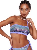 Bluepoint Μαγιό Μπικίνι Τοπ με Παγιέτες 24066149 Lamoda.gr