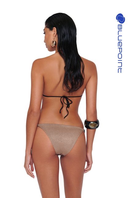 Bluepoint Μαγιό Μπικίνι Σλιπ Lurex με Κορδονάκια 24065021 Lamoda.gr