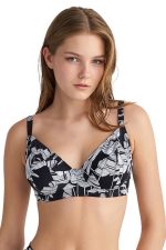 Blu4u Εμπριμέ Μαγιό Top με Μπανέλα 24366012D Lamoda.gr
