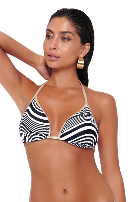 Bluepoint Τριγωνικό Μαγιό Top με Κορδόνια 24066004 Lamoda.gr