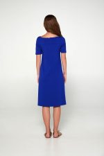 Vamp Καλοκαιρινό Μονόχρωμο Φόρεμα Viscose 20512 Lamoda.gr