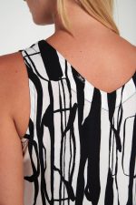 Vamp Αμάνικο Δροσερό Φόρεμα Viscose 20443 Lamoda.gr