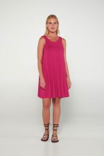 Vamp Αμάνικο Μονόχρωμο Φόρεμα Viscose 20507 Lamoda.gr