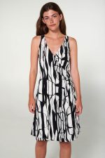 Vamp Καλοκαιρινό Κρουαζέ Φόρεμα Viscose 20441 Lamoda.gr