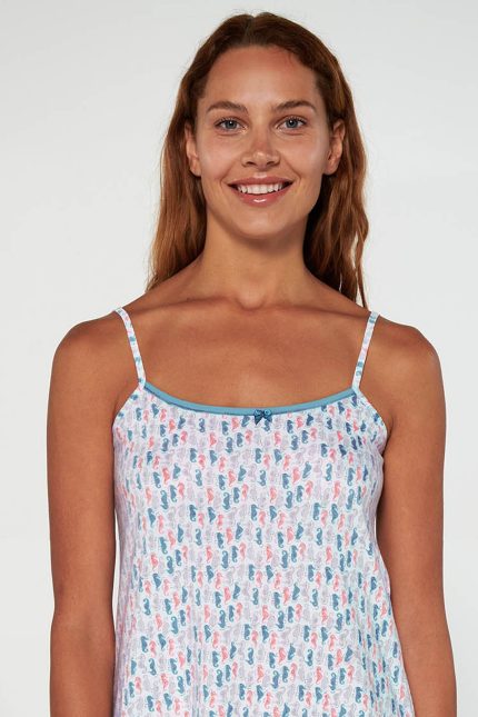 Vamp Νεανική Βαμβακερή Πιτζάμα Baby Doll 20303 Lamoda.gr
