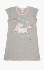 Minerva Παιδικό Νυχτικό με Τύπωμα Unicorn 90-62234 Lamoda.gr