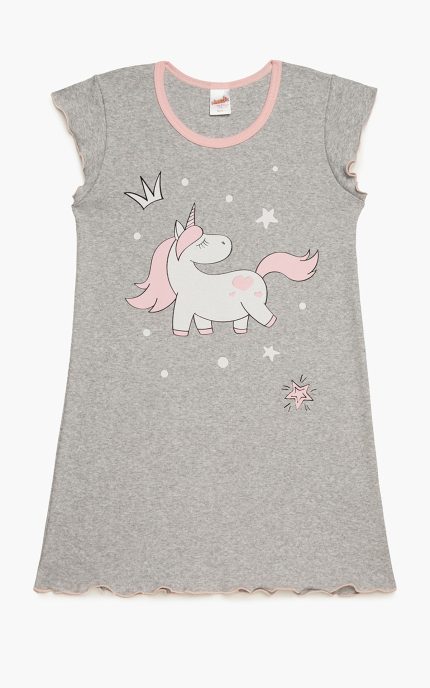 Minerva Παιδικό Νυχτικό με Τύπωμα Unicorn 90-62234 Lamoda.gr