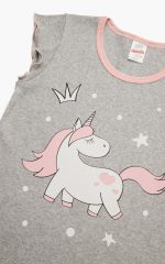 Minerva Παιδικό Νυχτικό με Τύπωμα Unicorn 90-62234 Lamoda.gr