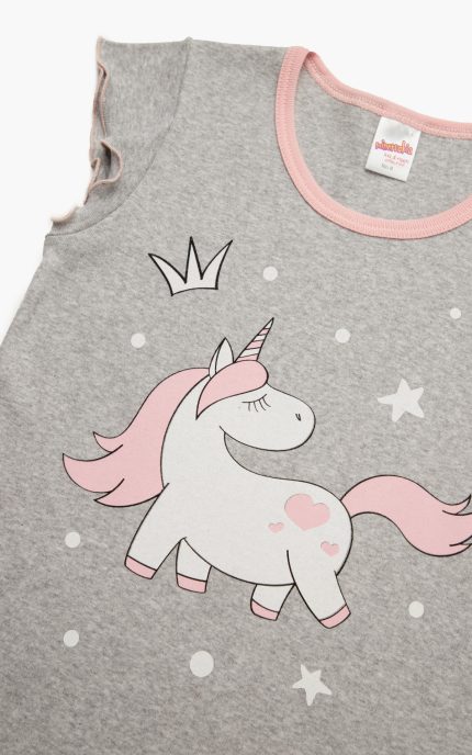Minerva Παιδικό Νυχτικό με Τύπωμα Unicorn 90-62234 Lamoda.gr