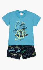 Minerva Βρεφική Καλοκαιρινή Πυτζάμα Για Αγόρια 90-62212 Lamoda.gr