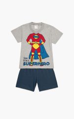 Minerva Βρεφική Πυτζάμα Για Αγόρια Superhero 90-62215 Lamoda.gr