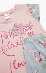 Minerva Βρεφική Πυτζάμα με Τύπωμα Lovely Cats 90-62202 Lamoda.gr
