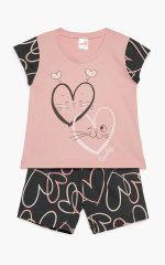 Minerva Βρεφική Πυτζάμα με Τύπωμα Lovely Cats 90-62202 Lamoda.gr