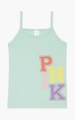 Minerva Παιδικό Φανελάκι με Τιράντα Pink 90-42563 Lamoda.gr