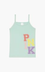 Minerva Παιδικό Φανελάκι με Τιράντα Pink 90-42563 Lamoda.gr