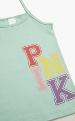 Minerva Παιδικό Φανελάκι με Τιράντα Pink 90-42563 Lamoda.gr