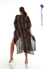 Bluepoint Μακρύ Καφτάνι Παραλίας Animal Print 24084052 Lamoda.gr