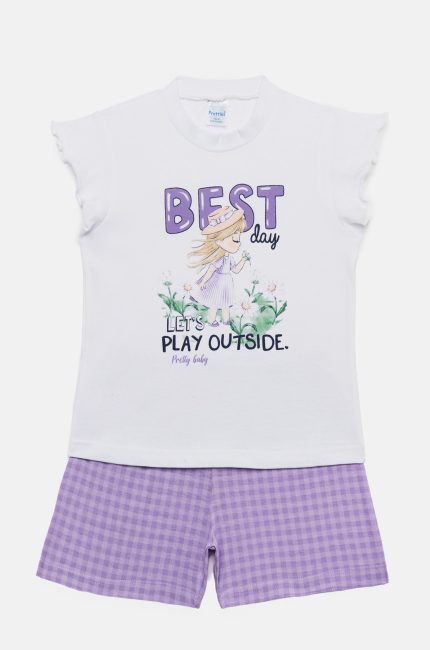 Pretty Baby Παιδική Καλοκαιρινή Πυτζάμα Για Κορίτσια 65538 Lamoda.gr