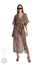 Blu4u Καφτάνι Παραλίας Animal Print Blu4u 24384600 Lamoda.gr