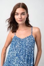 Vamp Γυναικείο Εμπριμέ Μακρύ Φόρεμα Viscose 18499 Lamoda.gr