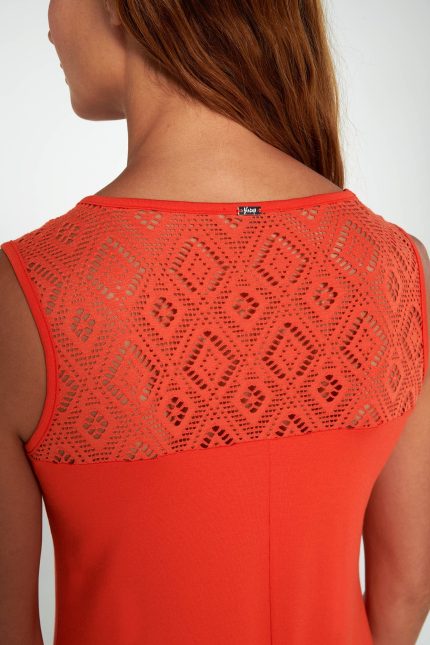 Vamp Καλοκαιρινό Μονόχρωμο Φόρεμα Viscose 20515 Lamoda.gr