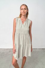 Vamp Καλοκαιρινό Δροσερό Φόρεμα Viscose 18062 Lamoda.gr
