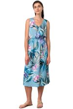 Vamp Γυναικείο Εμπριμέ Μακρύ Φόρεμα Viscose 18528 Lamoda.gr