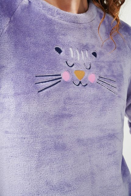 Vamp Γυναικεία Νεανική Πυτζάμα Fleece 21306 Lamoda.gr