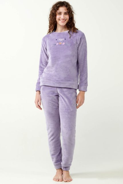Vamp Γυναικεία Νεανική Πυτζάμα Fleece 21306 Lamoda.gr