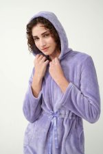 Vamp Γυναικεία Ρόμπα Fleece με Φερμουάρ 21330 Lamoda.gr