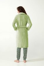 Vamp Μακριά Χειμερινή Ρόμπα Fleece 21332 Lamoda.gr