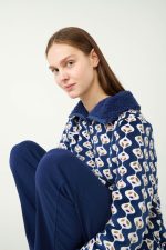 Vamp Χειμερινή Ρόμπα Fleece με Φερμουάρ 21410 Lamoda.gr