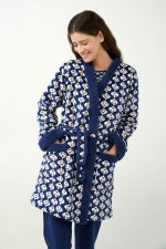 Vamp Γυναικεία Σταυρωτή Fleece Ρόμπα 21413 Lamoda.gr