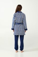 Vamp Γυναικεία Σταυρωτή Fleece Ρόμπα 21413 Lamoda.gr