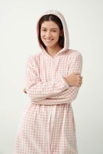 Vamp Fleece Ρόμπα Πιε-Ντε-Πουλ με Φερμουάρ 21420 lamoda.gr