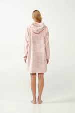 Vamp Χειμερινή Ρόμπα Fleece με Κουκούλα 21423 Lamoda.gr
