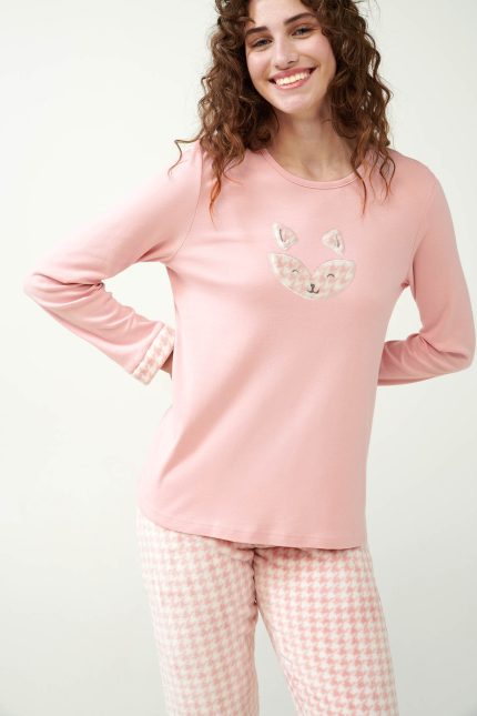 Vamp Γυναικεία Νεανική Πυτζάμα Fleece 21427 Lamoda.gr