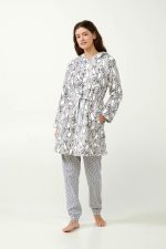 Vamp Γυναικεία Ρόμπα Fleece με Φερμουάρ 21460 Lamoda.gr