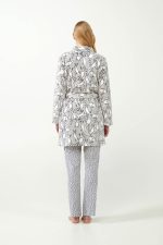 Vamp Σταυρωτή Ρόμπα Fleece με Λαγουδάκια 21462 Lamoda.gr