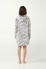 Vamp Χειμερινή Ρόμπα Fleece με Κουκούλα 21463 Lamoda.gr