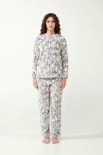 Vamp Γυναικεία Χειμερινή Πυτζάμα Fleece 21464 Lamoda.gr