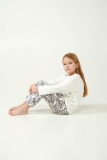 Παιδική Πυτζάμα με Fleece Παντελόνι Vamp 21466