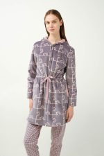 Vamp Γυναικεία Ρόμπα Fleece με Φερμουάρ 21481 Lamoda.gr
