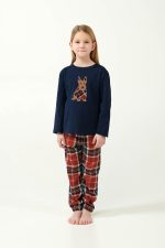 Vamp Παιδική Πυτζάμα Unisex με Καρό Παντελόνι 21515 Lamoda.gr